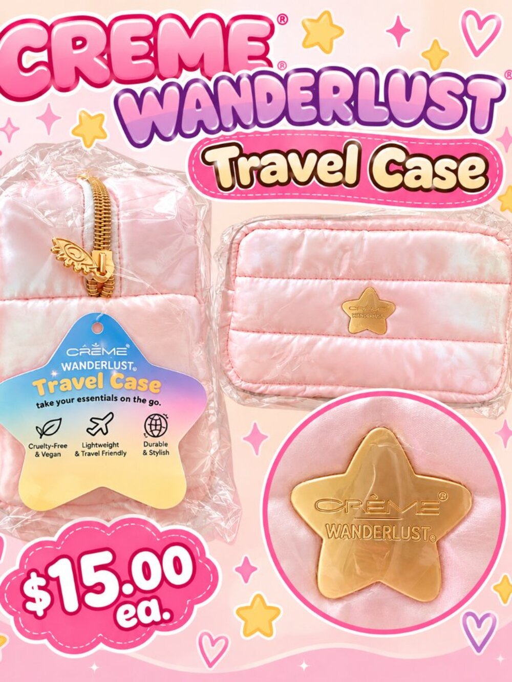 The Creme Shop Wanderlust Travel Bag